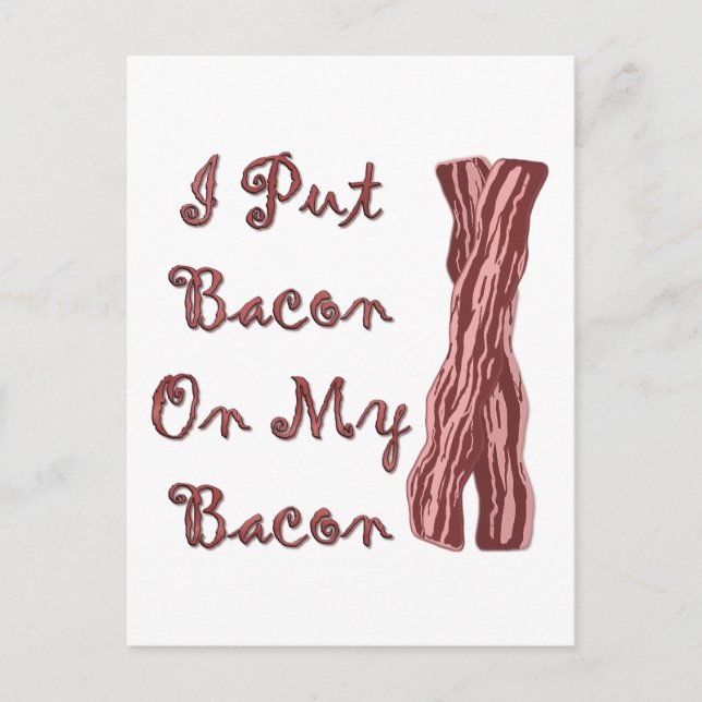 Postal Le Puse Bacon A Mi Bacon (Anverso)