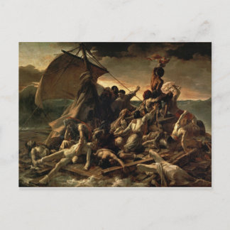 Postal Le radeau de la méduse - Géricault