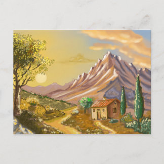 Postal Le sentier du cabanon