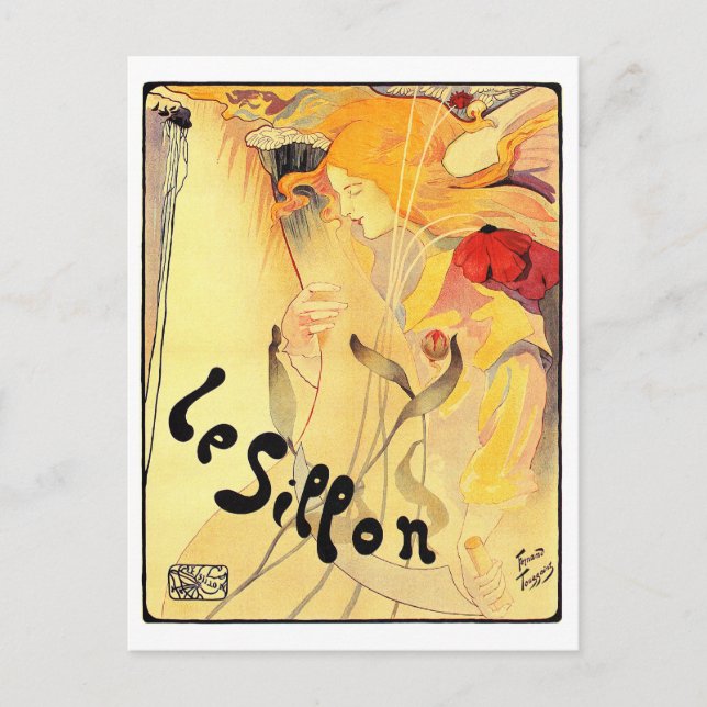 Postal Le Sillon, Fernand Toussaint (Anverso)