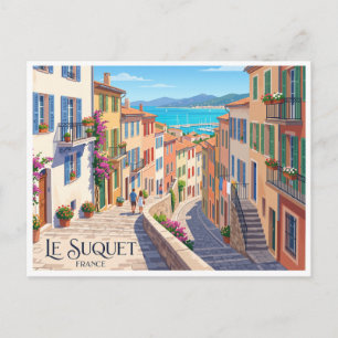 Postal Le Suquet Cannes Francia