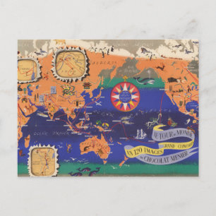 Postal Le Tour du Monde