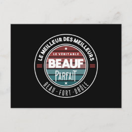 Postal Le véritable beauf parfait