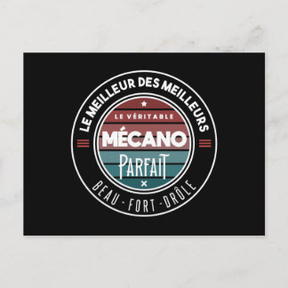 Postal Le véritable mécano parfait