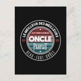 Postal Le véritable oncle parfait