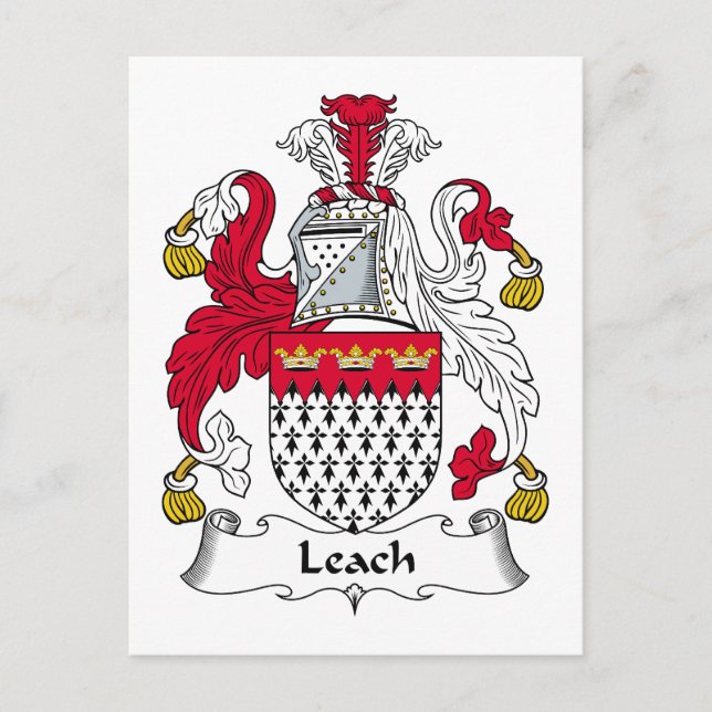 Postal Leach Family Crest (Anverso)