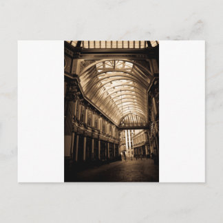 Postal Leadenhall Market London sepia tona