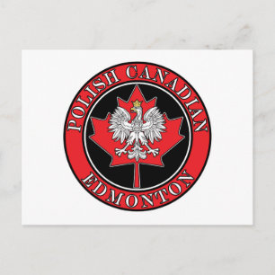 Postal Leaf canadiense de Edmonton Round