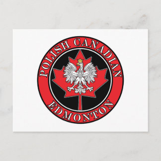 Postal Leaf canadiense de Edmonton Round
