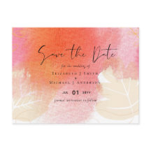 LeahG Boda de presupuesto Naranja rojo hojas de ac