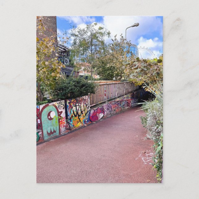 Postal Leake Street, Waterloo, London UK Postcard (Anverso)