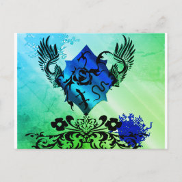 Postal LeBeau en verde