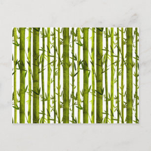 Postal Lecciones de bambú