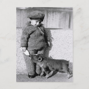 Postal Leche de alimentación infantil con leche embotella