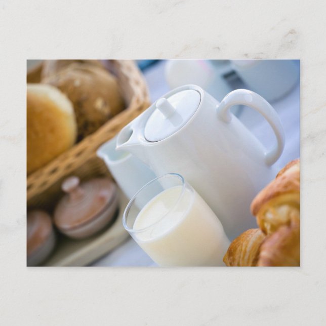 Postal Leche y panadería (Anverso)