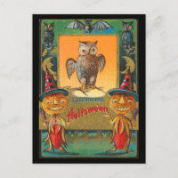 Lechuza Halloween vintage