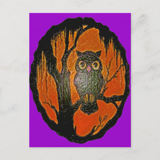 Postal Lechuza personalizado Art