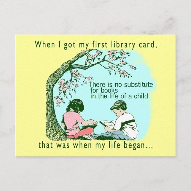 Postal Lectura anticipada (Anverso)