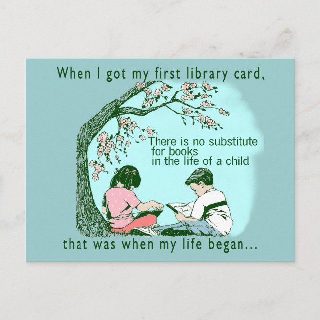 Postal Lectura anticipada (Anverso)