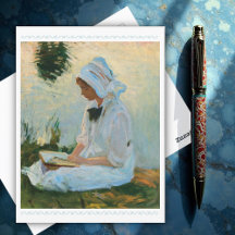 Lectura chica por un arroyo, Sargent 1888