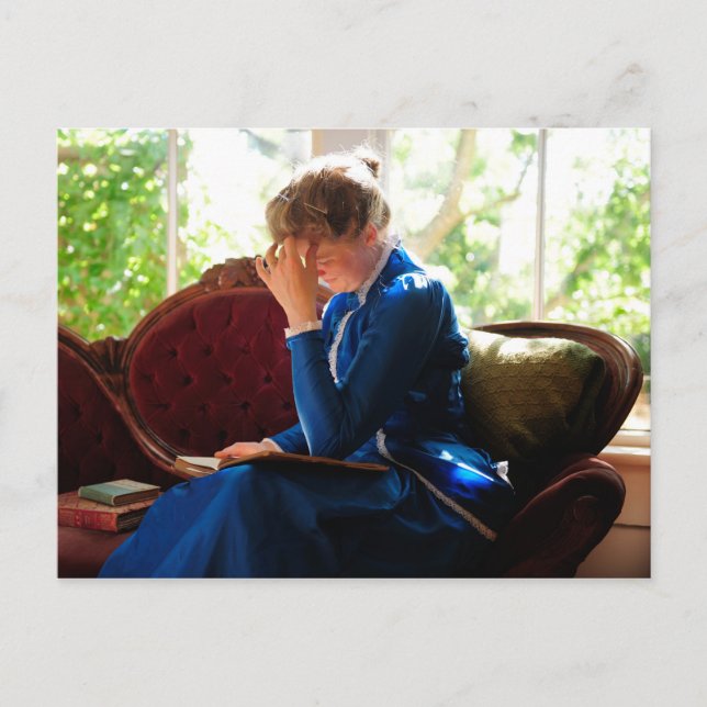 Postal Lectura de la dama (Anverso)