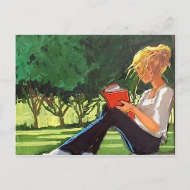 Postal Lectura de parques (Anverso)