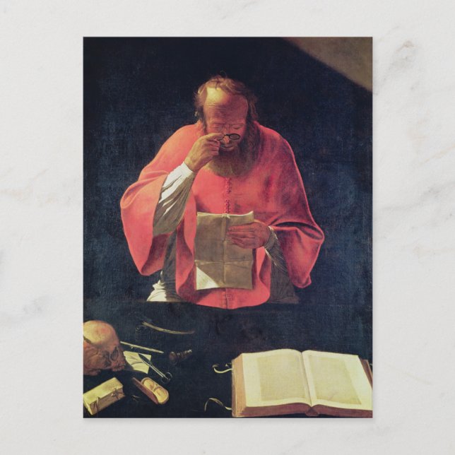 Postal Lectura de St.Jerome (Anverso)