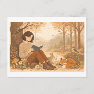 Postal Lectura estacional: Otoño