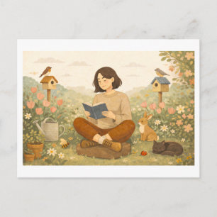 Postal Lectura estacional: Primavera