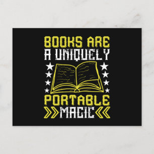 Postal Lectura: los libros son magia portátil
