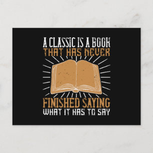 Postal Lectura - Un libro clásico nunca terminado