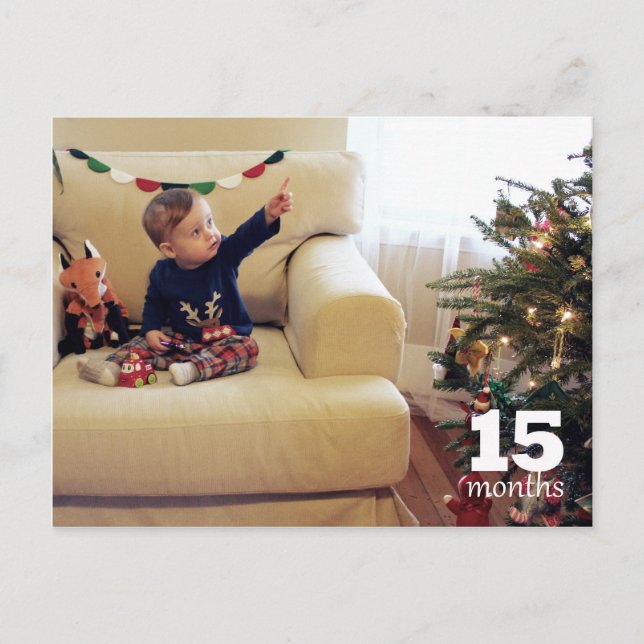 Postal Led - 15 meses (Anverso)