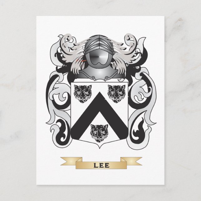 Postal Lee Coat of Arms (Family Crest) (Anverso)