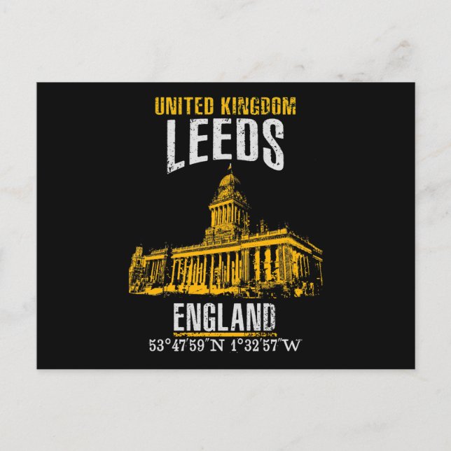 Postal Leeds (Anverso)