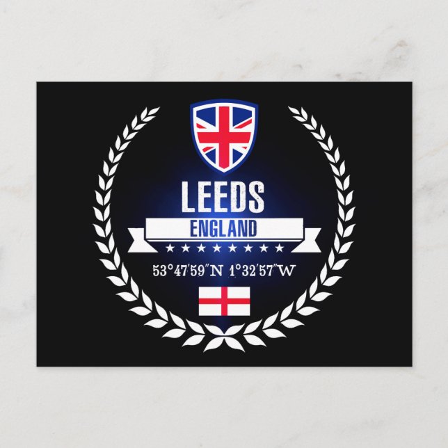 Postal Leeds (Anverso)