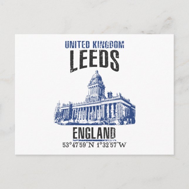 Postal Leeds (Anverso)