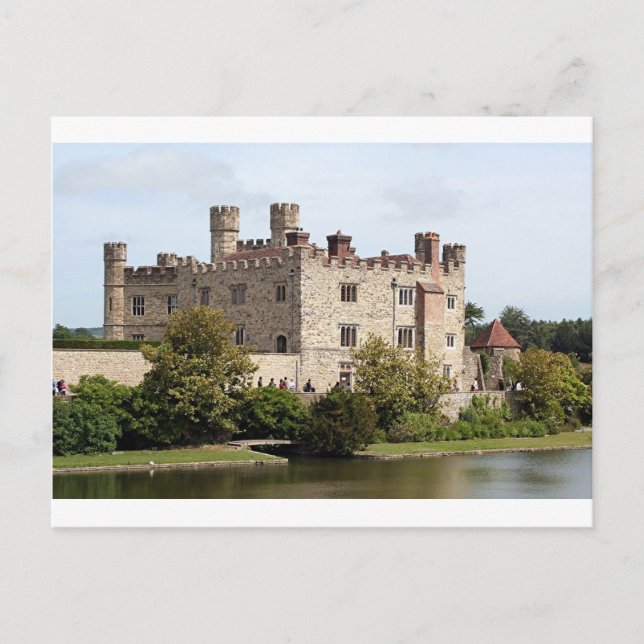 Postal Leeds Castle, Inglaterra, Reino Unido (Anverso)