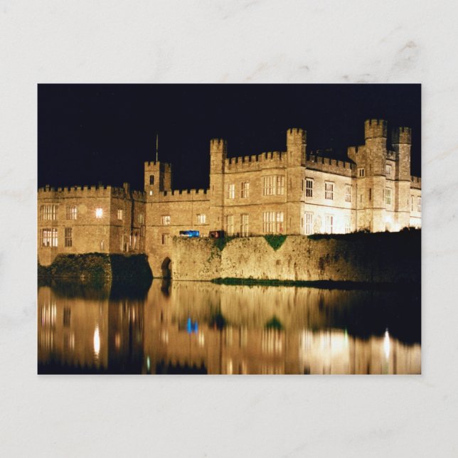Postal Leeds Castle, Kent, Inglaterra (Anverso)