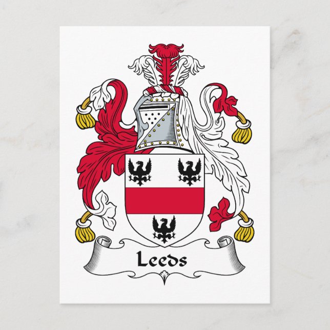 Postal Leeds Family Crest (Anverso)
