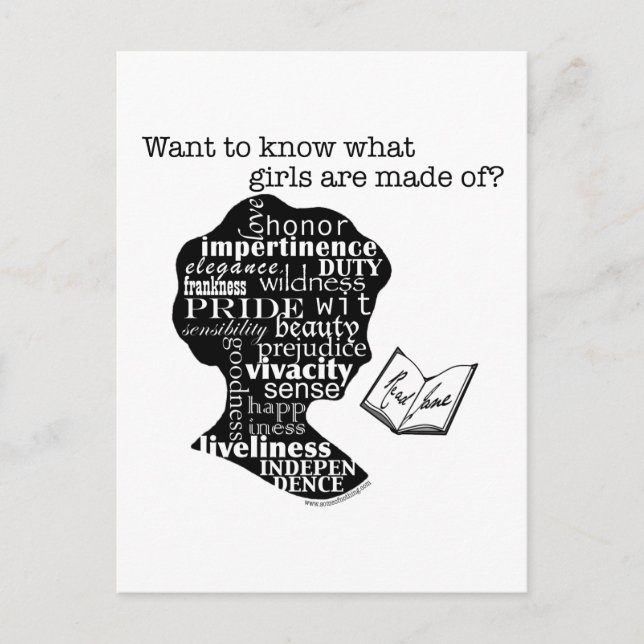 Postal Leer a Jane Austen (Anverso)