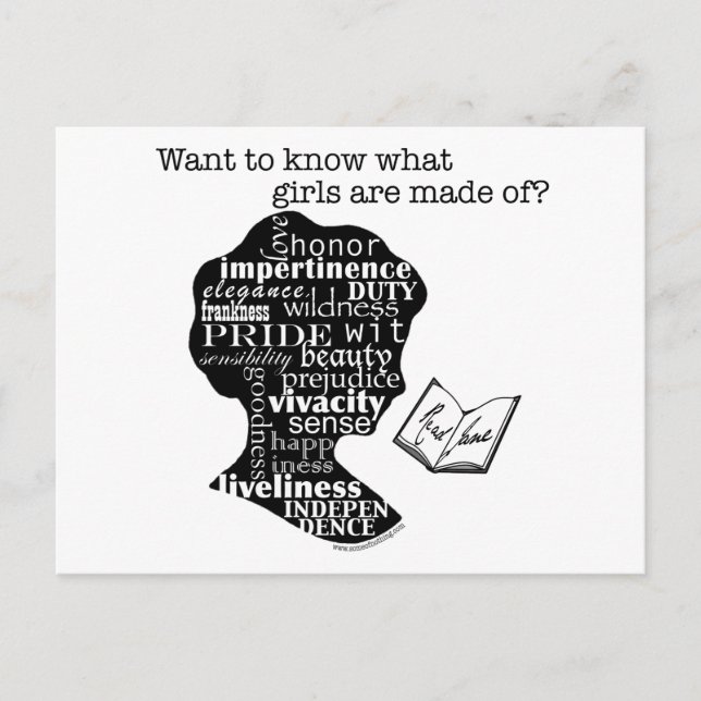 Postal Leer a Jane Austen (Anverso)