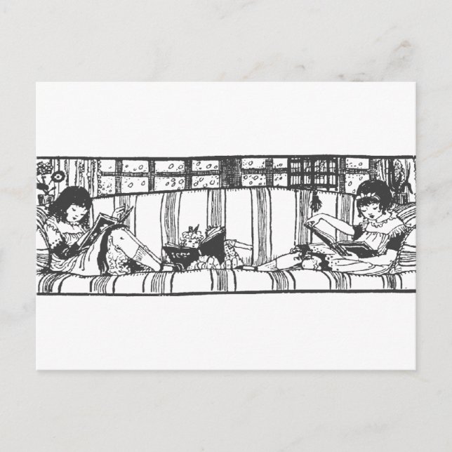 Postal Leer con Dolly (Anverso)