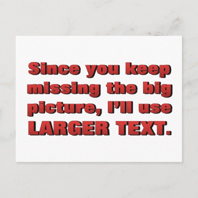 Postal Leer el estándar de impresión fino (Anverso)