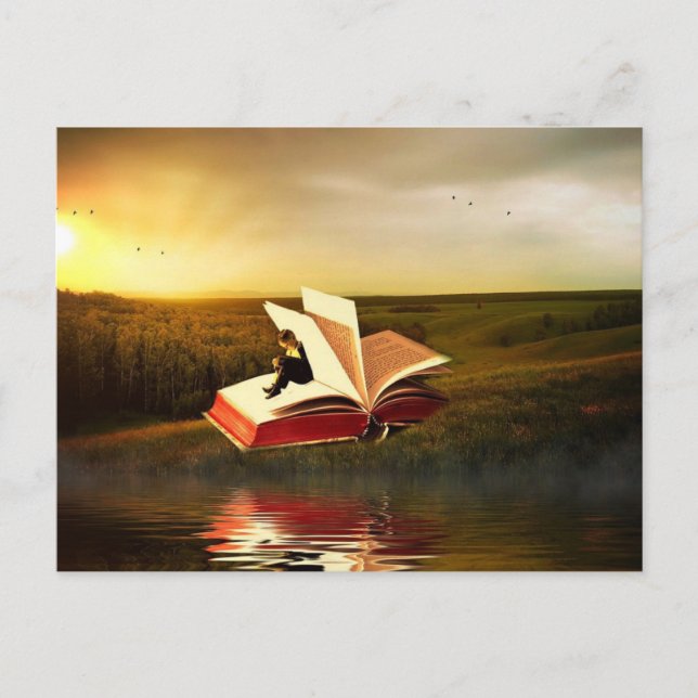 Postal Leer es mágico - ¡Personalizar Yo! (Anverso)