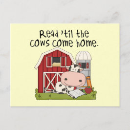 Postal Leer hasta que las vacas regresen a casa
