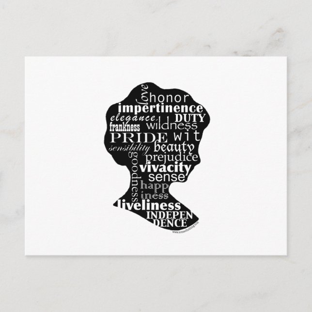 Postal Leer Jane Austen Cameo (Anverso)