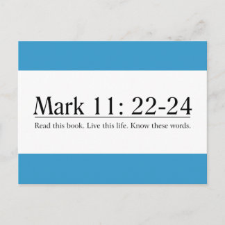 Postal Leer la Biblia Mark 11:22-24