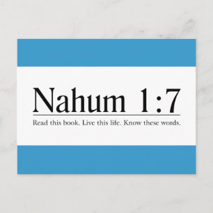 Postal Leer la Biblia Nahum 1:7