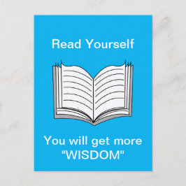 Postal Leer la cita Inspiradora