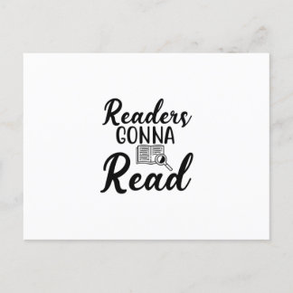 Postal Leer lectores de arte va a leer